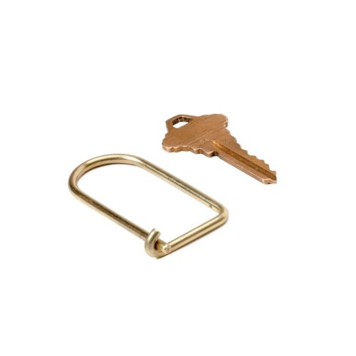 Wilson Keyring - Brass - Gessato Design Store