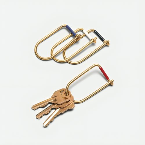 Wilson Keyring - Enameled - Gessato Design Store