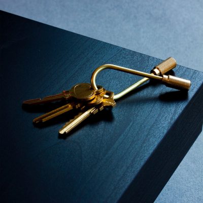 Closed Helix Keyring - Gessato Design Store