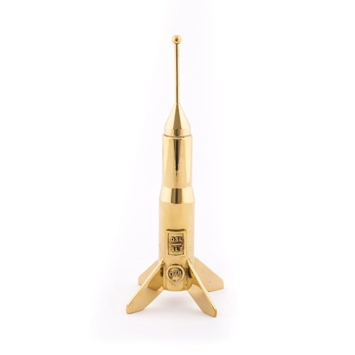 Lunar Hard Rocket Candle Holder-32652