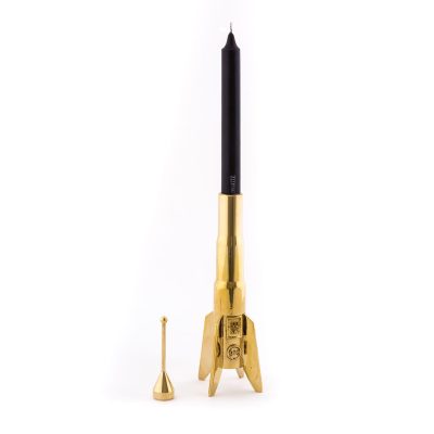 Lunar Hard Rocket Candle Holder-32668
