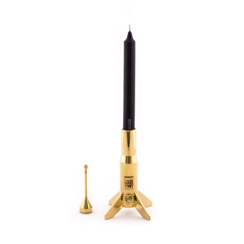 Lunar Hard Rocket Candle Holder-32653