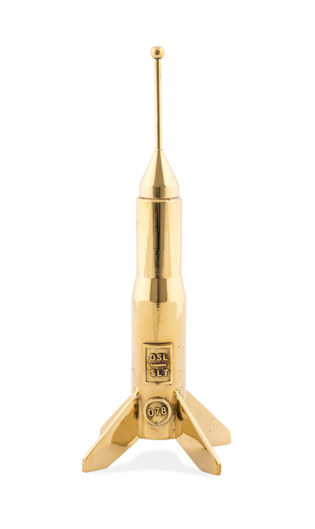 Lunar Hard Rocket Candle Holder