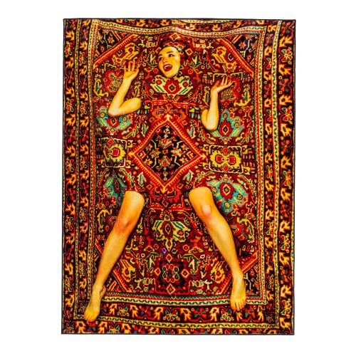 Rectangular Rug Lady on Carpet-33823