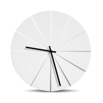 Scope Clock, White-34208