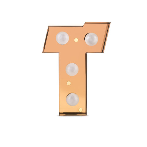 Caractère Alphabet Lights, T-0