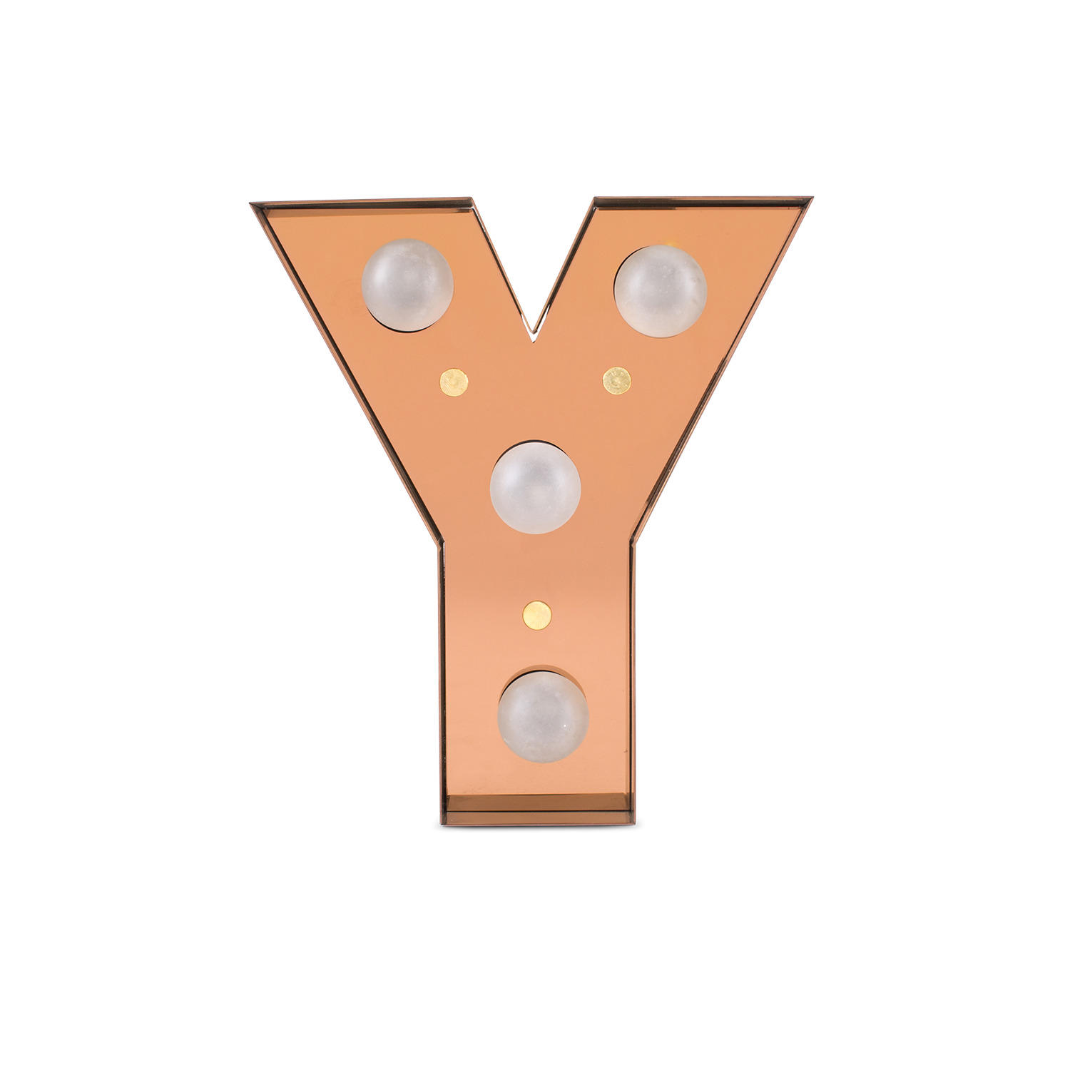 Caractère Alphabet Lights, Y-0