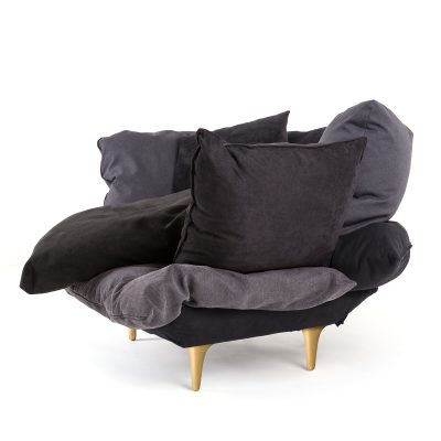 Comfy Armchair, Charcoal Grey-34782