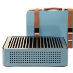 Mon Oncle Portable BBQ Grill, Blue-34630