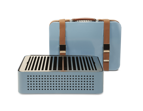 Mon Oncle Portable BBQ Grill, Blue-0