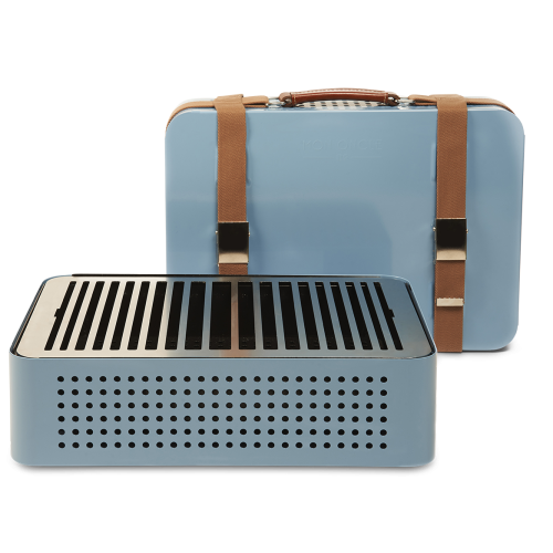 Mon Oncle Portable BBQ Grill, Blue-0