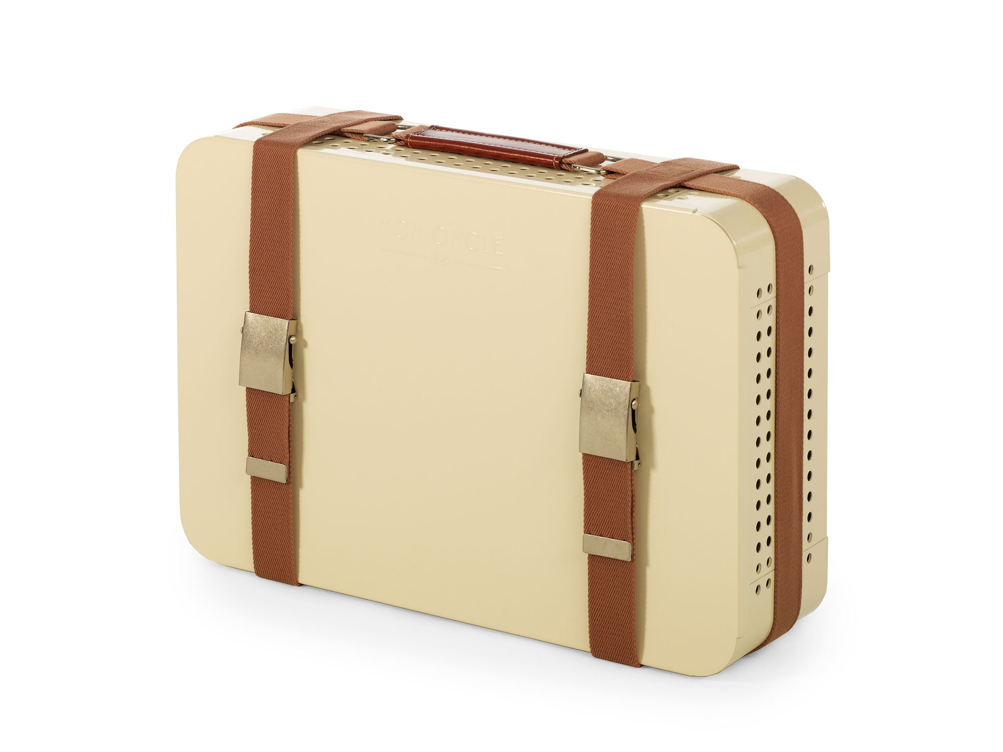 Mon Oncle Portable BBQ Grill, Cream-34625