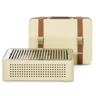 Mon Oncle Portable BBQ Grill, Cream-0 Mon Oncle Portable BBQ Grill, Cream-0