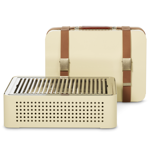 Mon Oncle Portable BBQ Grill, Cream-0