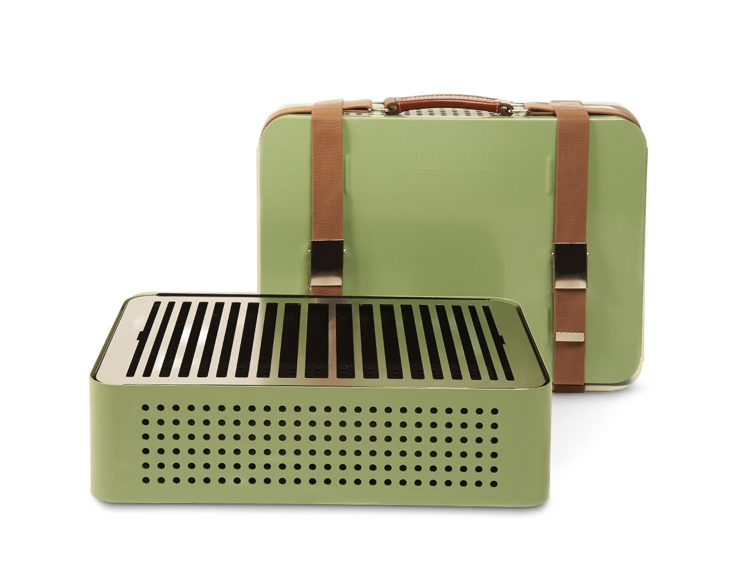 Mon Oncle Portable BBQ Grill, Green-0