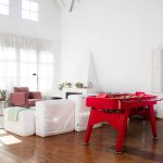 RS#2 Outdoor Football Table, Red-34832