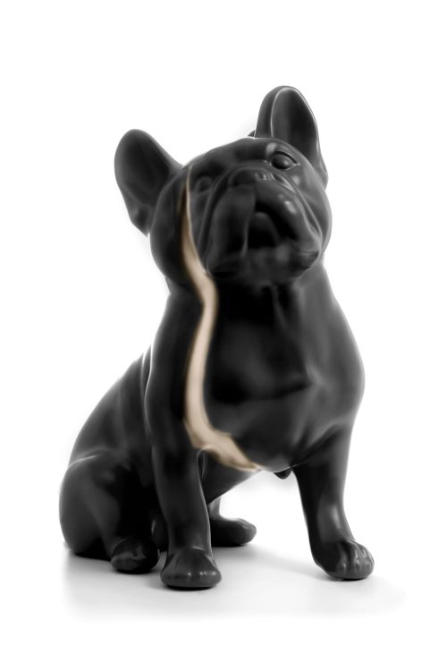 Toto Dog Table Lamp, Black-34757