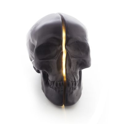 Yorick Skull Lamp, Black-34731
