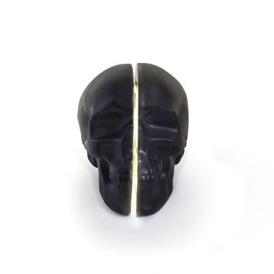 Yorick Skull Lamp, Black-34728