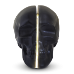 Yorick Skull Lamp, Black-0