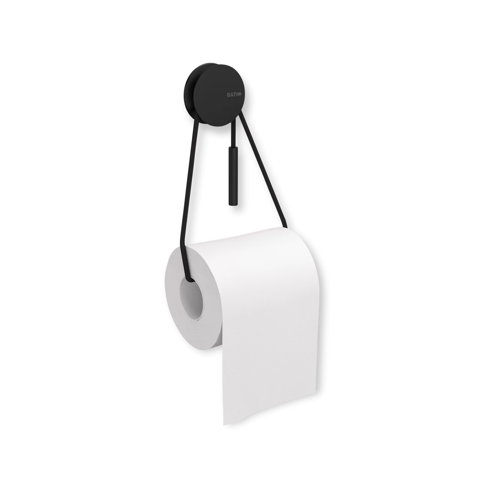 Diabolo Toilet Paper Holder, Black - Gessato Design Store