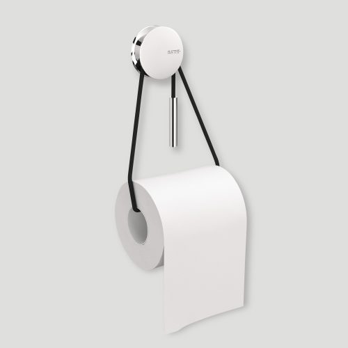 Diabolo Toilet Paper Holder, Chrome - Gessato Design Store