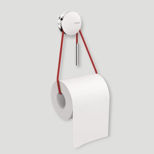 Diabolo Toilet Paper Holder, Chrome - Gessato Design Store