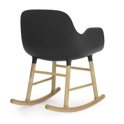 Form Rocking Armchair, Black-35015