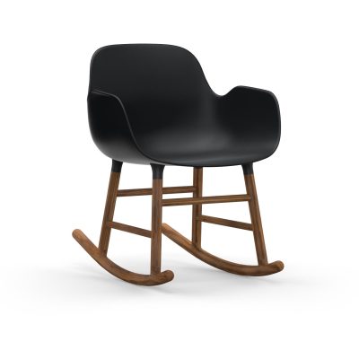 Form Rocking Armchair, Black-35016