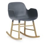 Form Rocking Armchair, Blue-35030