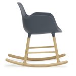 Form Rocking Armchair, Blue-35032