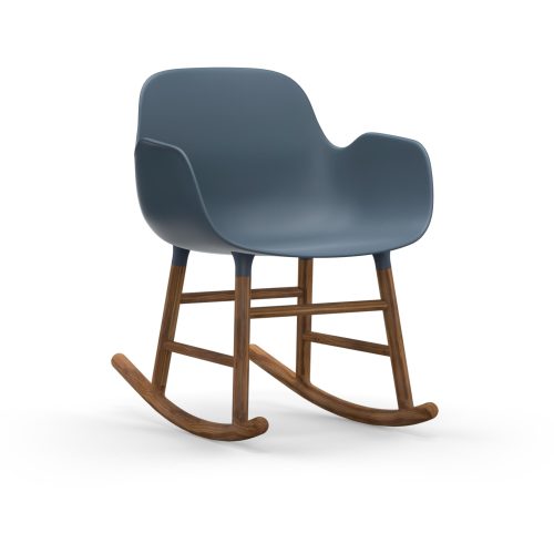 Form Rocking Armchair, Blue-35034