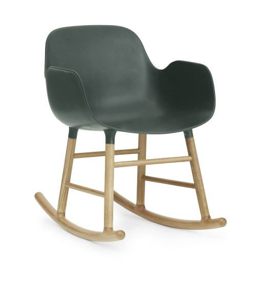 Form Rocking Armchair, Green-35039