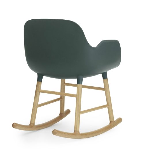 Form Rocking Armchair, Green-35042