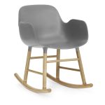 Form Rocking Armchair, Grey-35021