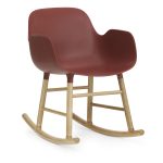 Form Rocking Armchair, Red-35051