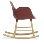Form Rocking Armchair, Red-35049