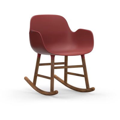 Form Rocking Armchair, Red-35055