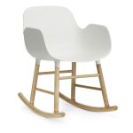 Form Rocking Armchair, White-35003
