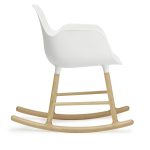 Form Rocking Armchair, White-35005