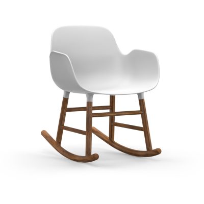 Form Rocking Armchair, White-35007