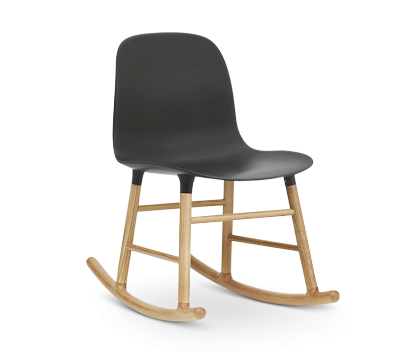 Form Rocking Chair, Black-0