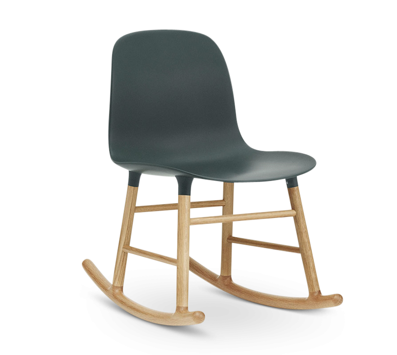 Form Rocking Chair, Green-0