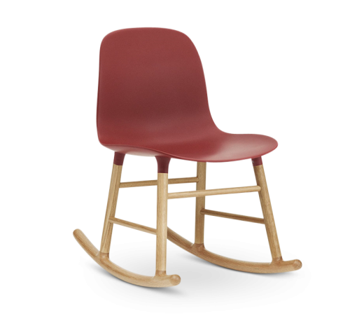 Form Rocking Chair, Red-0