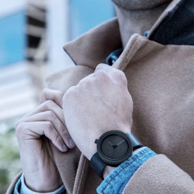 The Masonic Concrete Watch, Charcoal Black-34916
