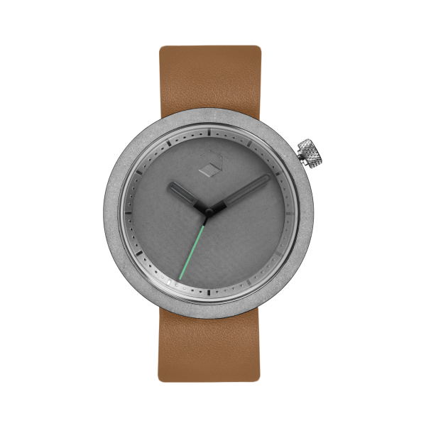 The Masonic Concrete Watch, Oat Brown-0