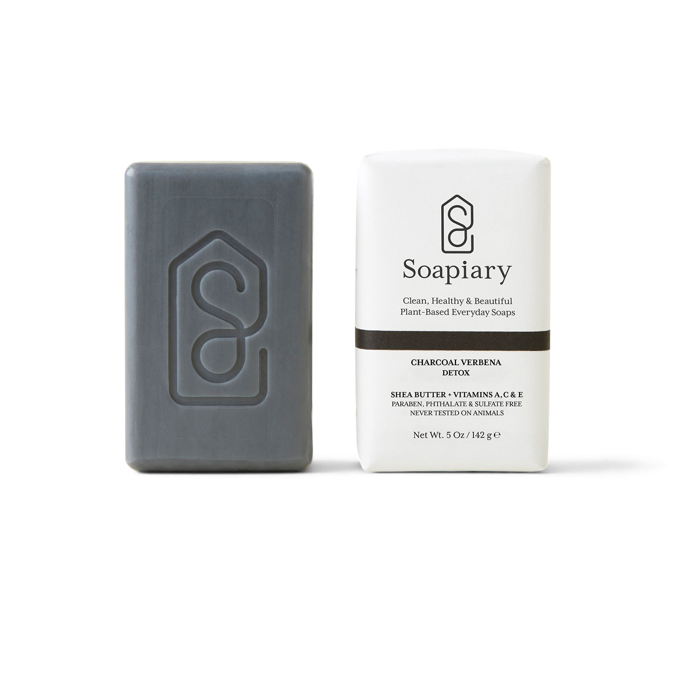 Charcoal Verbena Detox Soap Gessato Design Store