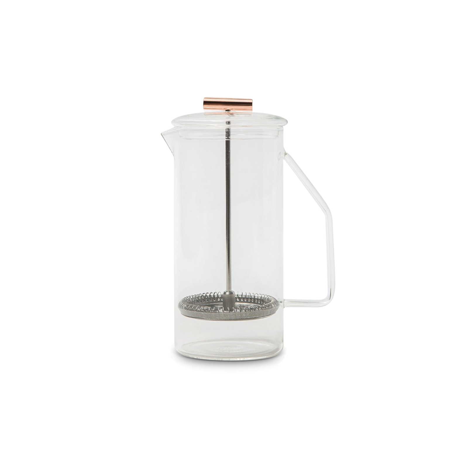 Glass French Press, Clear - Gessato Design Store