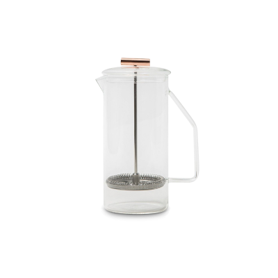 Glass French Press, Clear - Gessato Design Store