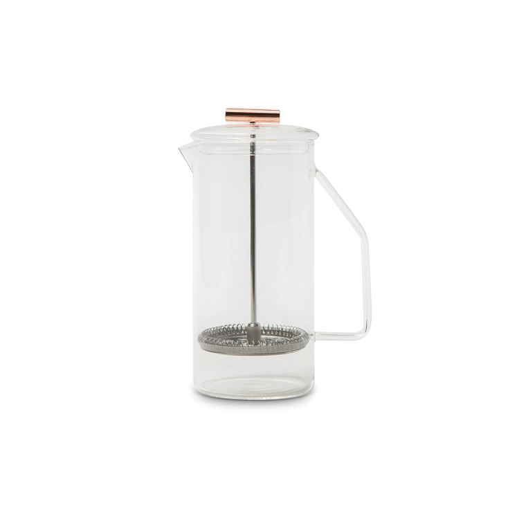 Glass French Press, Clear - Gessato Design Store